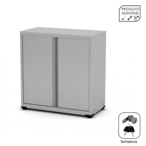 Armário de Aço PA-100 - 0,84x0,80x0,40m - CHAPA 26/24 - CZ/CZ - PANDIN - 12008 .