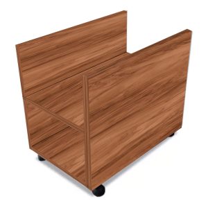 Porta CPU de Madeira (MDP) c/ Rodízios - NOGAL SEVILHA - - 72103