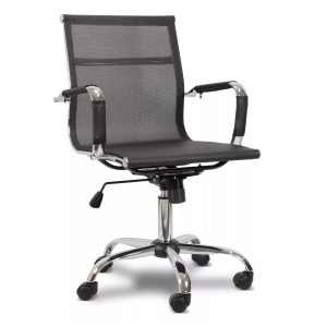 Cadeira DIRETOR TELA Charles Eames Esteirinha - COR PRETO - PMD - 32877