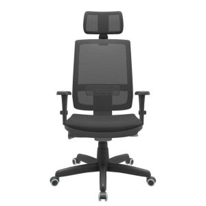 Poltrona Presidente TELA BRIZZA C/ Encosto de Cabeça - PMD - 32701