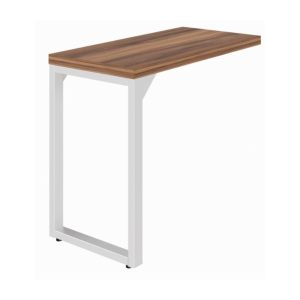 Mesa AUXILIAR SIMPLES 0,90x0,45m - NOGAL SEVILHA/BRANCO - 34304