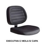 A/E Executiva COSTURADO c/ MOLA s/ CAPA- Corino Preto - PMD - 42118