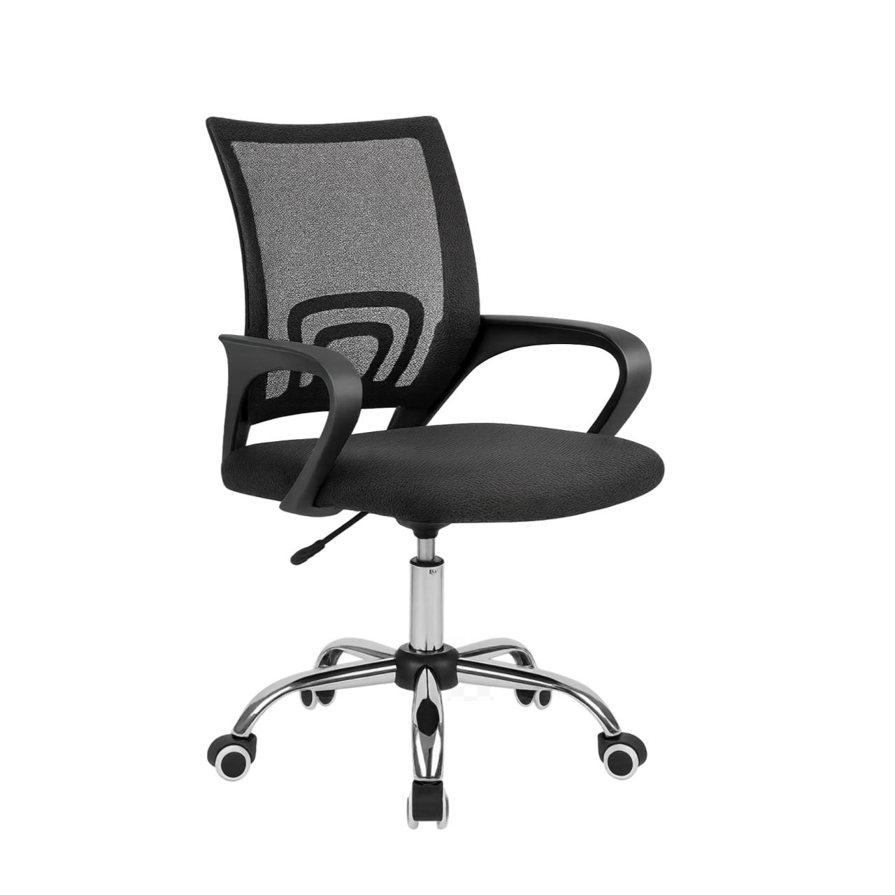 Cadeira de Escritório Tela TURYA c/ braço - Cor Preto - 34044